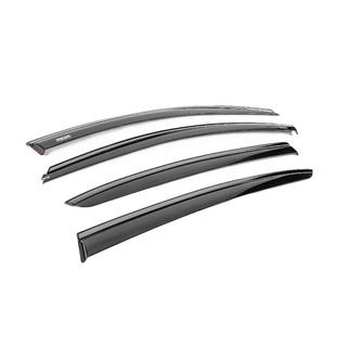 Raamdeflectoren met zwarte sierlijst Niken Luxury (SD, 4 stuks) Renault Megane IV 2016–2025 foto 3