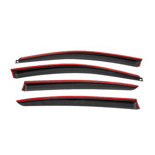 Raamdeflectoren met zwarte sierlijst Niken Luxury (SD, 4 stuks) Renault Megane IV 2016–2025 foto 4