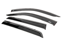Toyota Hilux 2015– Winddeflectors met zwarte sierlijst Niken Luxury (4 stuks) foto 2
