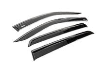 Toyota Hilux 2015– Winddeflectors met zwarte sierlijst Niken Luxury (4 stuks) foto 3