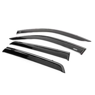 Winddeflectors met zwarte sierlijst Niken Luxury (4 stuks) foto 2