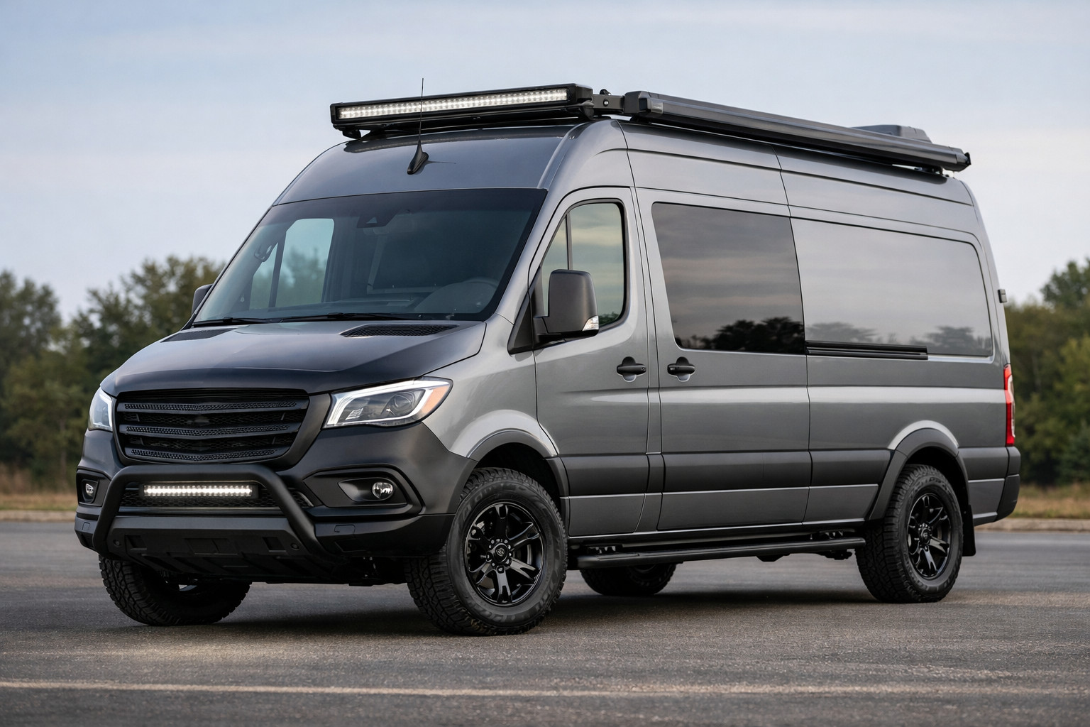 Welke exterieuraanpassingen voor Mercedes Sprinter W907/W910 maken hem duurder ogend