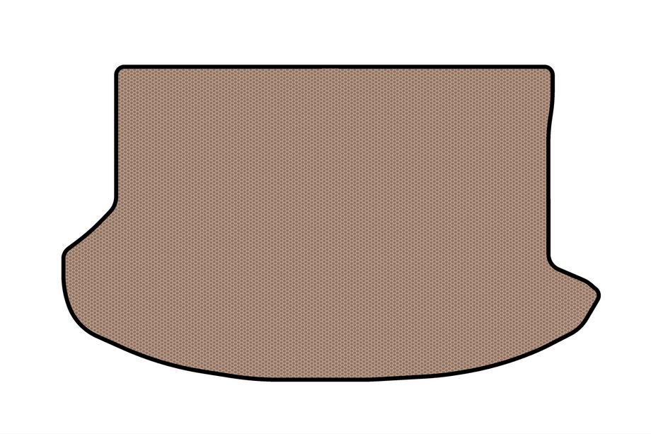 Subaru Impreza 2007–2011 Rubberen kofferbakmat Carsuit (HB, Beige) Foto 1