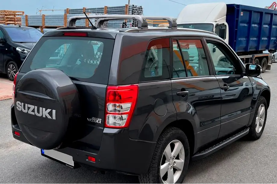 Suzuki Grand Vitara 2005–2017 Dakdragers (dwarsbalken) voor originele bevestigingspunten Ecem V3 (2 stuks) Foto 7