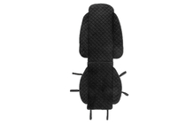 Stoelhoes Velours (1 stuk, zwart met zwarte stiksels) foto 1