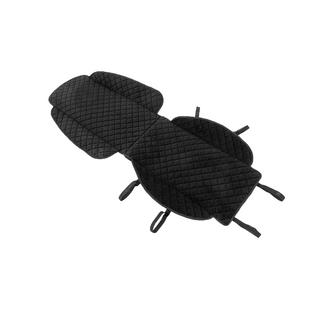 Stoelhoes Velours (1 stuk, zwart met zwarte stiksels) foto 2