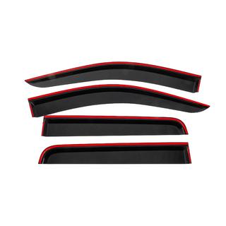 Winddeflectors met zwarte sierlijst Niken Luxury (4 stuks) foto 4