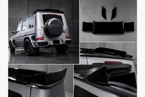 Mercedes G class W465 2025– DPT spoiler (hoogglans zwart) foto 1