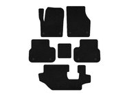 Land Rover Discovery Sport 2014– Textielen automatten Deluxe (2014-2019, 3 rijen, zwart) foto 1