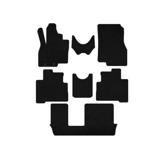 Deluxe textielen automatten (3 rijen, 7-zits, zwart) Mitsubishi Grandis 2003–2011 foto 1