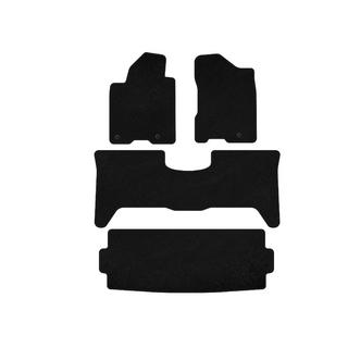 Textiele automatten Deluxe (3 rijen, 2003-2008, zwart) Nissan Armada 2003–2015 foto 1