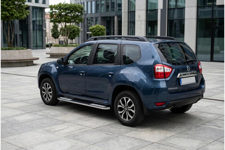 Nissan Terrano 2014– Side steps Tayga V2 (2 stuks, aluminium) Image