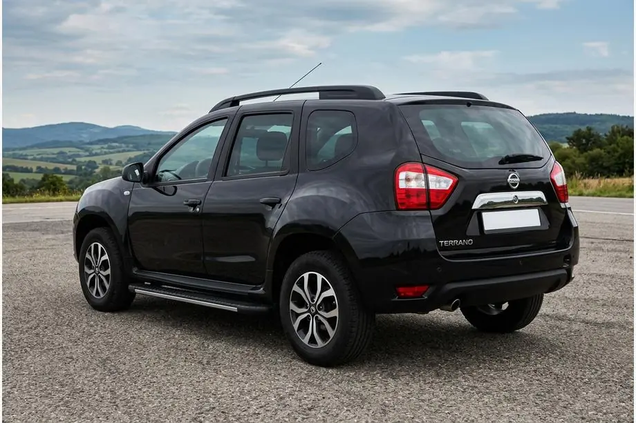 Nissan Terrano 2014– Side steps Bosphorus Grey (set van 2, aluminium) Image