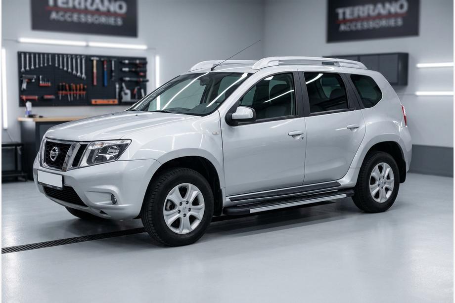 Nissan Terrano 2014– Duru side steps (2 stuks, aluminium) Image
