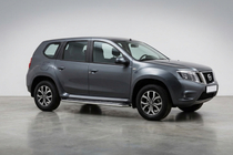 Nissan Terrano 2014– Side steps Maydos V2 (2 st., aluminium/RVS) foto 1