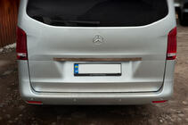 Mercedes Vito/V-klasse W447 2014– Brede sierlijst boven kenteken (RVS) Carmos - Turks staal foto 4