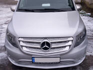 Mercedes Vito/V-klasse W447 2014– Grille sierlijsten 2014-2020 (5-delig, RVS) foto 1