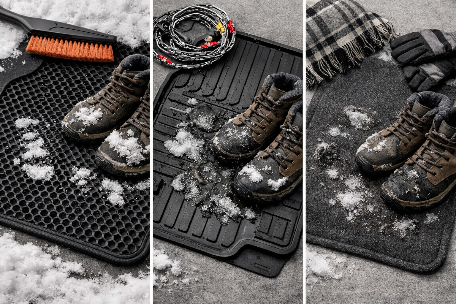 Welke automatten zijn het best voor de winter: EVA, rubber of textiel