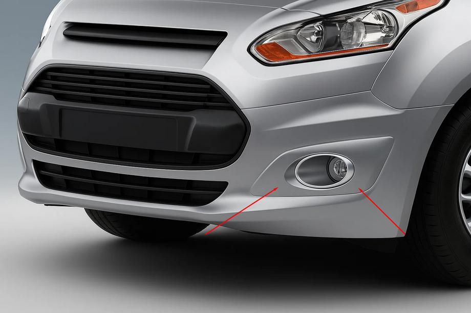 Ford Connect 2014–2021 RVS sierlijsten voor mistlampen (set van 2) Image