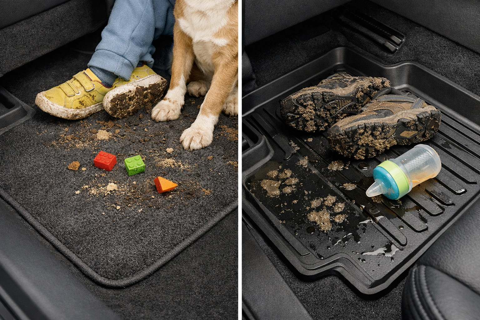 Welke automatten zijn het best met kinderen, hond en vieze schoenen