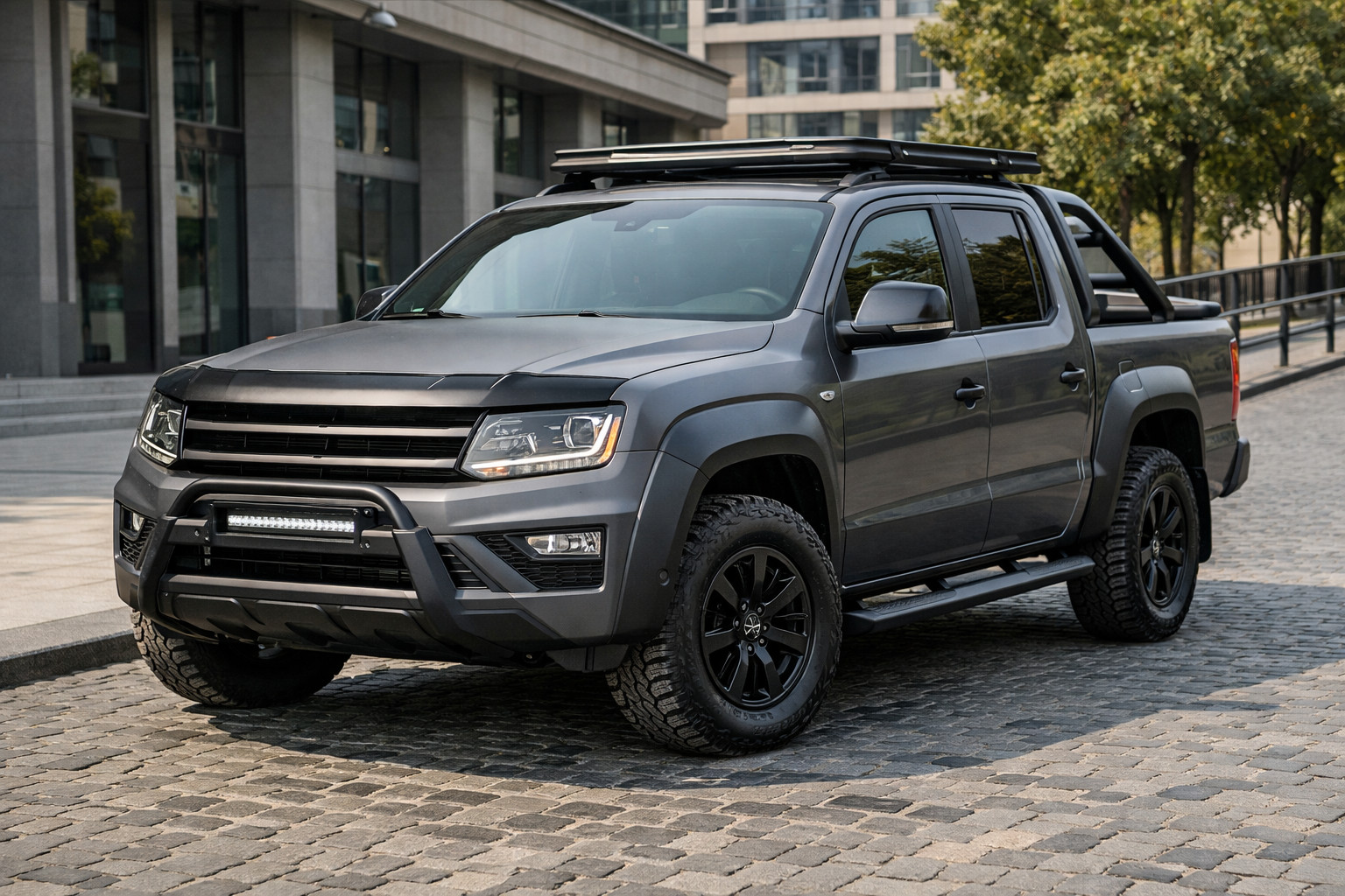 Startupgrade voor Volkswagen Amarok in de stad, zonder goedkope bluf