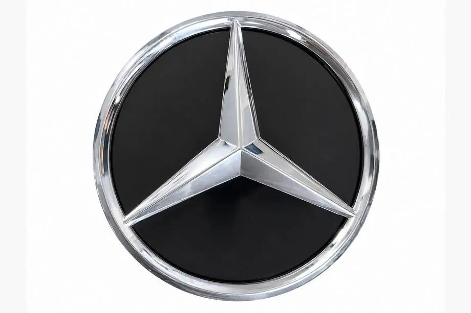 Mercedes ML W164 2005–2011 B-keuze voorembleem met hoogglans behuizing (18,4 cm) Foto 2