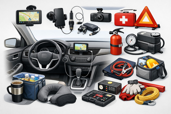 Wat je in de auto wilt hebben voor ritten, zodat je er niet steeds aan denkt