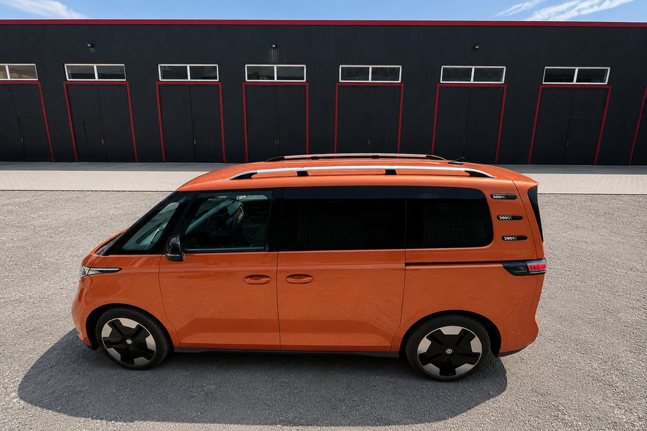 Volkswagen ID BUZZ 2022– Dakrails chroom (Turks design) Kunststof voet Foto 4