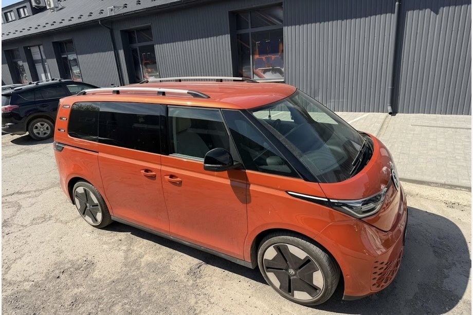Volkswagen ID BUZZ 2022– Dakrails chroom (Turks design) Kunststof voet Foto 7