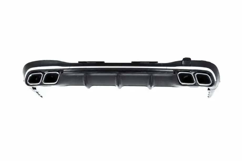 Mercedes S-class W223 2020– Achterdiffuser met AMG S63 Silver uitlaatsierstukken Image