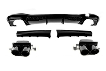 Mercedes S-class W223 2020– BRB achterdiffuser met uitlaattips foto 1