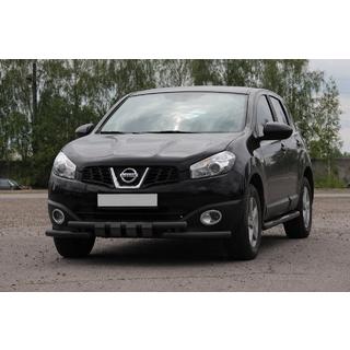 Voorbumperbeugel ST009-15 Black (RVS) Nissan Qashqai 2010–2014 foto 1