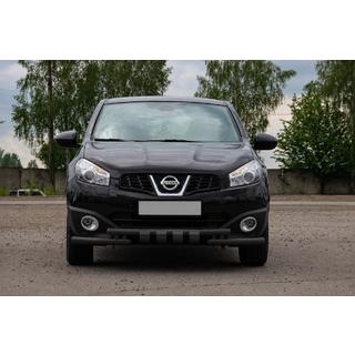 Voorbumperbeugel ST009-15 Black (RVS) Nissan Qashqai 2010–2014 foto 2