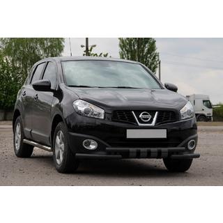 Voorbumperbeugel ST009-15 Black (RVS) Nissan Qashqai 2010–2014 foto 3