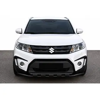 Voorste bullbar ST015 Black (RVS)