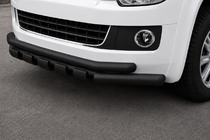 Volkswagen T5 Transporter 2003–2010 Voorste bullbar ST015 Black (RVS) foto 1