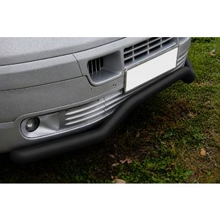 Voorbumperbeschermer Wave ST007 Black (RVS) Volkswagen T5 Transporter 2003–2010 foto 2