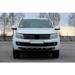 Frontbeschermbeugel F3-08.7 Black (RVS) foto 3
