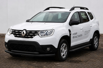 Dacia Duster 2018–2024 Frontbeschermbeugel F3-10 Black (RVS) foto 1