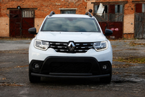 Dacia Duster 2018–2024 Frontbeschermbeugel F3-10 Black (RVS) foto 2