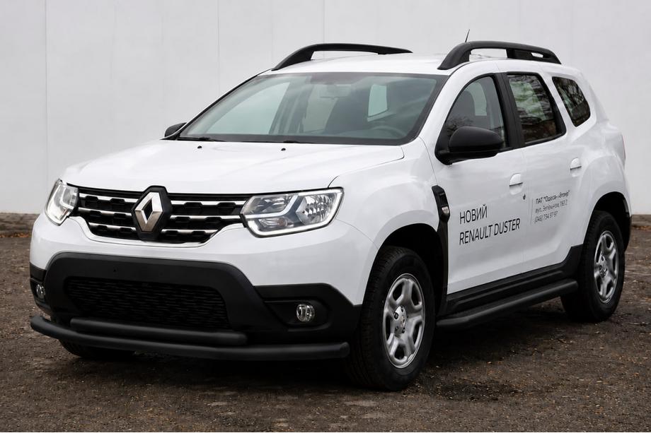 Dacia Duster 2018–2024 Frontbeschermbeugel F3-10 Black (RVS) Image