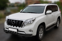 Toyota Land Cruiser Prado 150 2009–2023 Bullbar F3-31 Black (RVS) foto 1