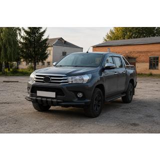 Bullbar vóór F3-34 Black (RVS) Toyota Hilux 2015– foto 3