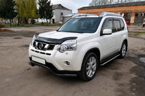 Nissan X-trail T31 2007–2014 Frontbar ST007 Black (RVS) foto 3