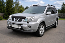 Nissan X-trail T30 2002–2007 Frontbar ST007 Black (RVS) foto 1