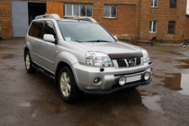 Nissan X-trail T30 2002–2007 Frontbar ST007 Black (RVS) foto 2