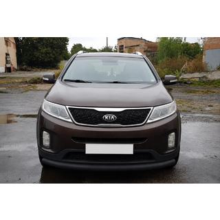 Frontbeschermbeugel ST008 Black (2013-2015, RVS) Kia Sorento II XM 2009–2014 foto 2