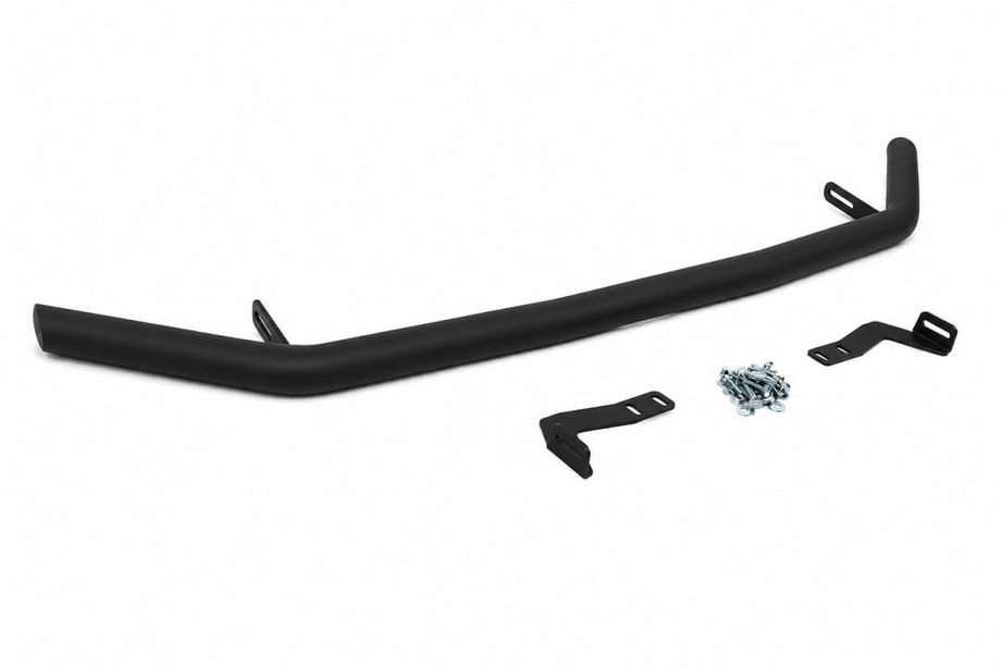 Nissan Qashqai 2014–2021 Voorbumperbescherming ST008 Black (2017-2021, RVS) Foto 3