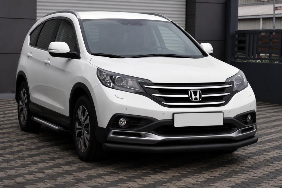 Honda CRV 2012–2016 Bullbar ST008 Black (RVS) Image