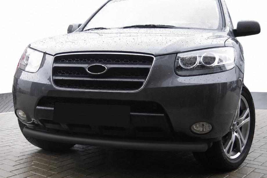 Hyundai Santa Fe 2 2006–2012 Bullbar ST008 Black (RVS) Image